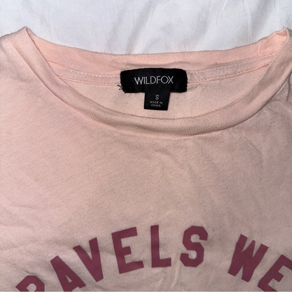 Wildfox | Travels Well With Tequila Crewneck Short Sleeve Jersey Keke Tee Shirt - Picture 7 of 12